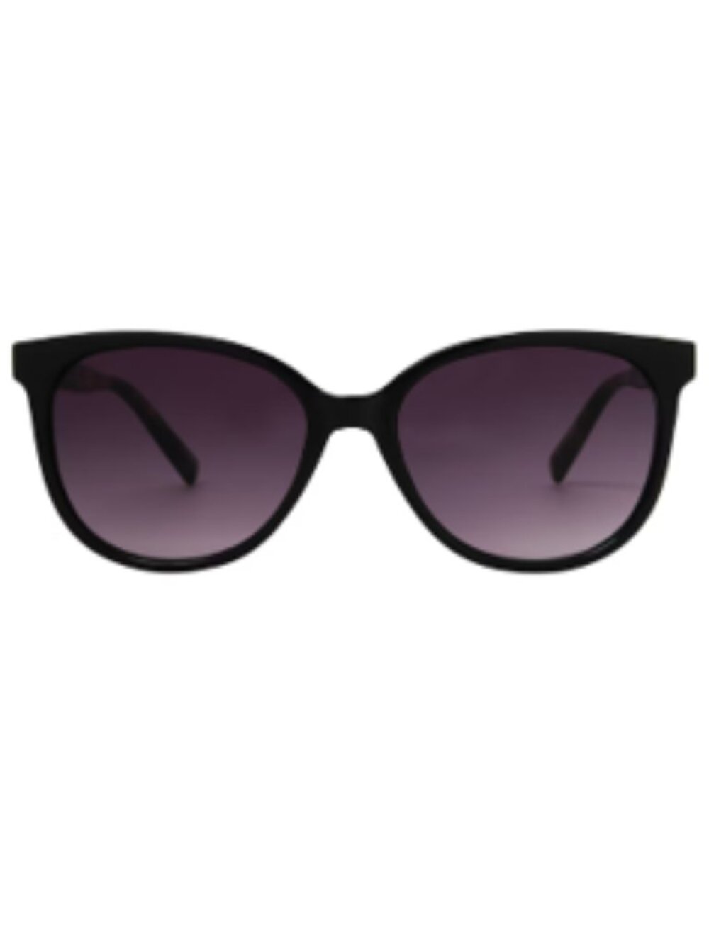Foster Grant Women's Oversized Round Cat Eye Polarized Sunglasses in Black